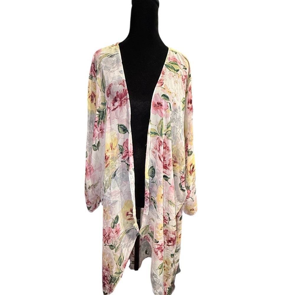 AGB Floral Kimono Cardigan